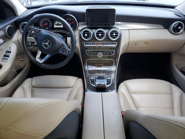 55SWF4KB6GU109166 - 2016 MERCEDES-BENZ C 300 4MATIC BLACK photo 8