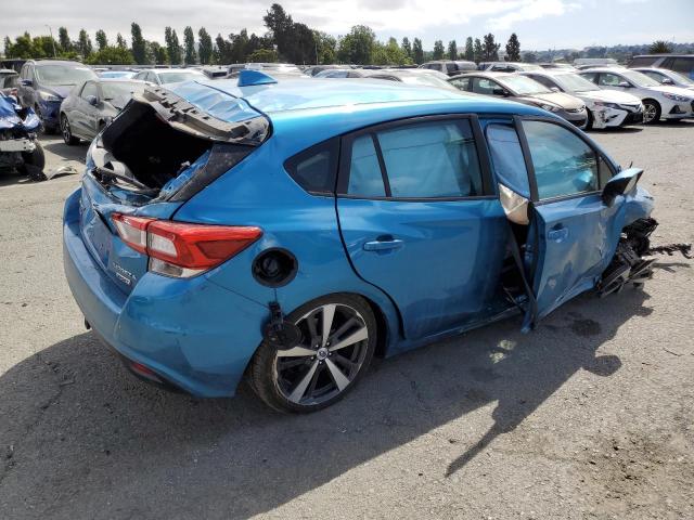 4S3GTAM68J3713819 - 2018 SUBARU IMPREZA SPORT BLUE photo 3