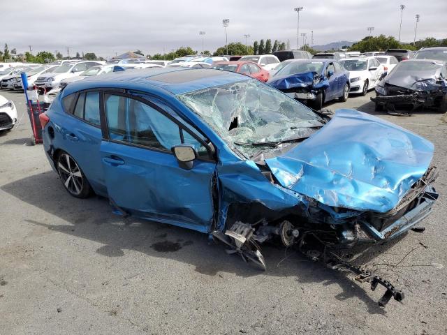 4S3GTAM68J3713819 - 2018 SUBARU IMPREZA SPORT BLUE photo 4