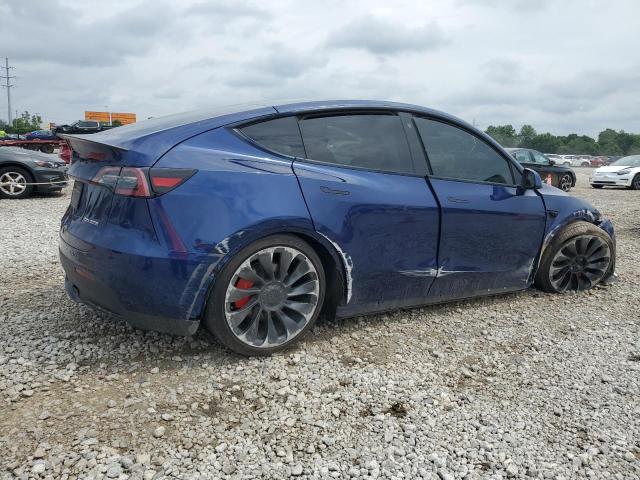 7SAYGDEF5PF660598 - 2023 TESLA MODEL Y BLUE photo 3