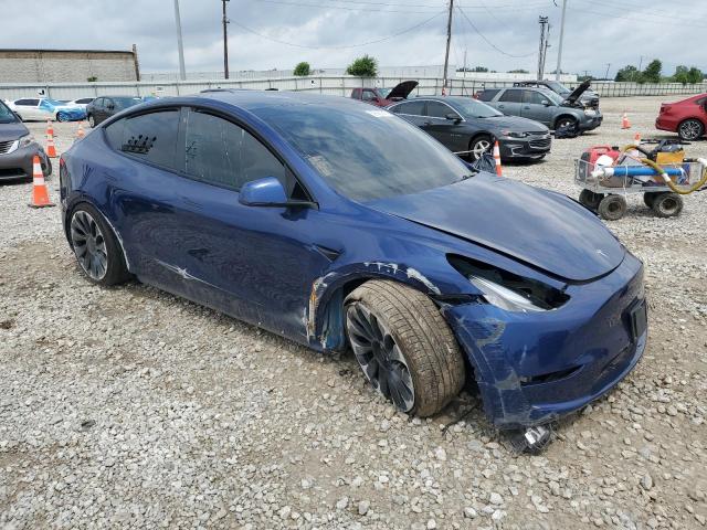 7SAYGDEF5PF660598 - 2023 TESLA MODEL Y BLUE photo 4