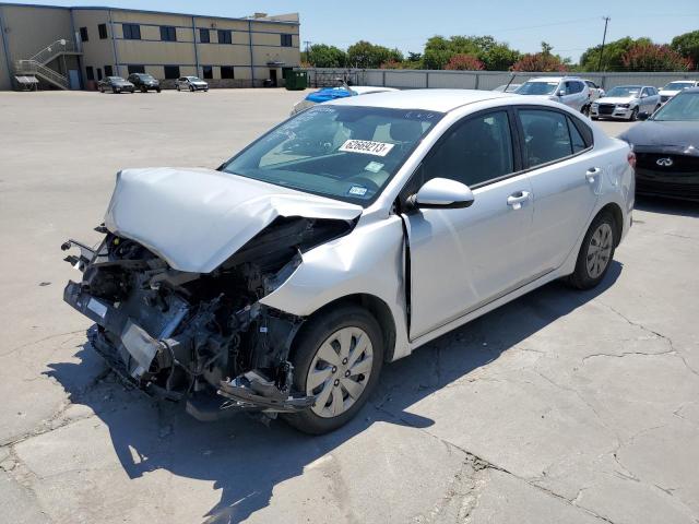 3KPA24AB9KE246738 - 2019 KIA RIO S SILVER photo 1