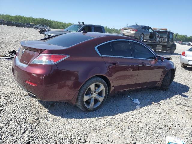 19UUA9F5XDA000496 - 2013 ACURA TL TECH BURGUNDY photo 3