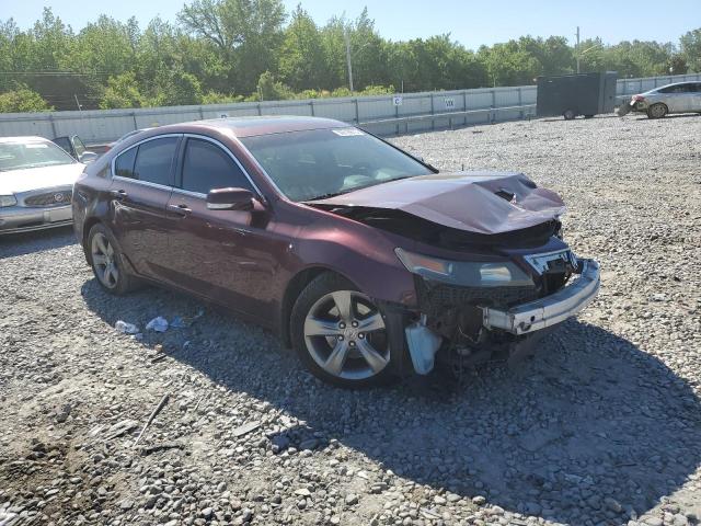 19UUA9F5XDA000496 - 2013 ACURA TL TECH BURGUNDY photo 4