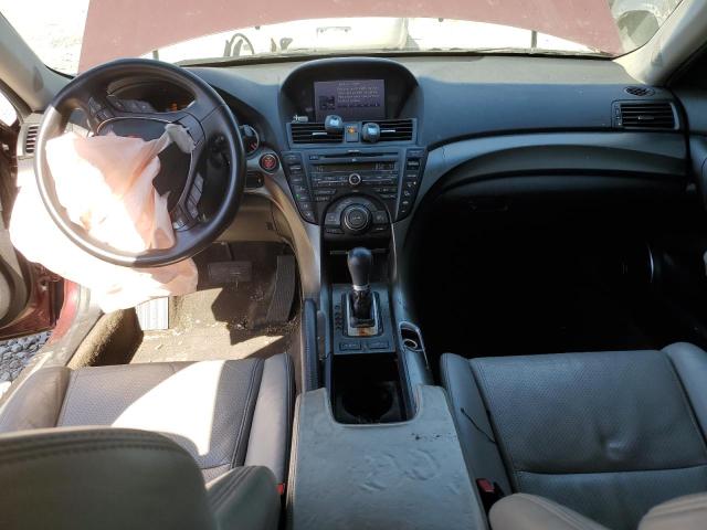 19UUA9F5XDA000496 - 2013 ACURA TL TECH BURGUNDY photo 8