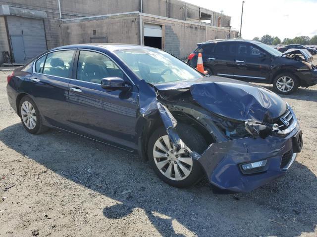 1HGCR2F8XFA008333 - 2015 HONDA ACCORD EXL BLUE photo 4