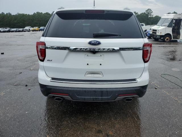 1FM5K7D81JGA91583 - 2018 FORD EXPLORER XLT Білий фото 6