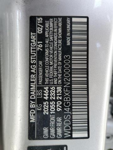 WDDSJ4GBXFN200003 - 2015 MERCEDES-BENZ CLA 250 4MATIC SILVER photo 12