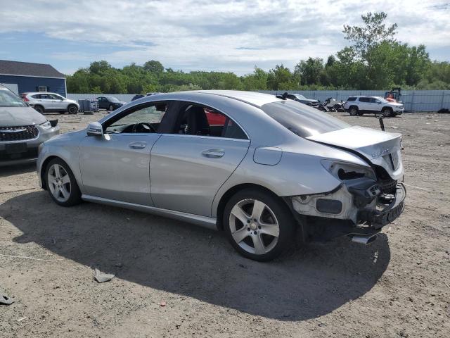 WDDSJ4GBXFN200003 - 2015 MERCEDES-BENZ CLA 250 4MATIC SILVER photo 2