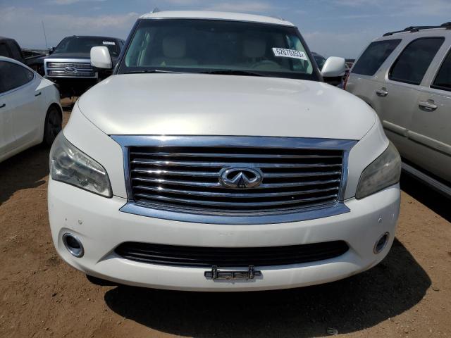 JN8AZ2NC8C9316906 - 2012 INFINITI QX56 WHITE photo 5