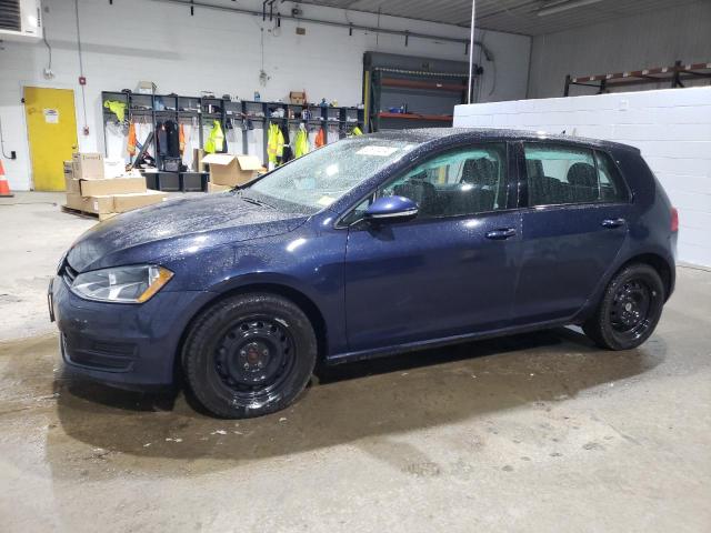 3VW217AU9HM025677 - 2017 VOLKSWAGEN GOLF S BLUE photo 1