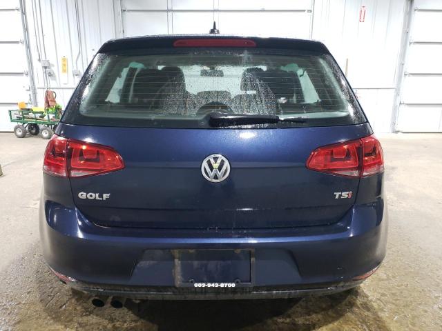 3VW217AU9HM025677 - 2017 VOLKSWAGEN GOLF S BLUE photo 6