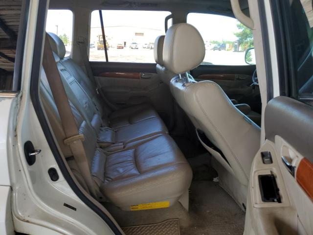 JTJBT20X560112517 - 2006 LEXUS GX 470 WHITE photo 10