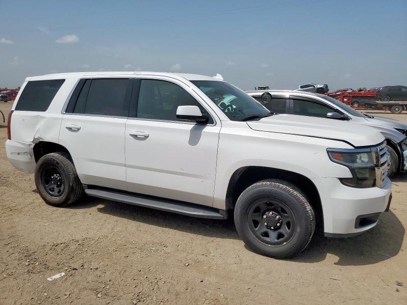 1GNLCDEC9LR265375 - 2020 CHEVROLET TAHOE POLICE WHITE photo 4