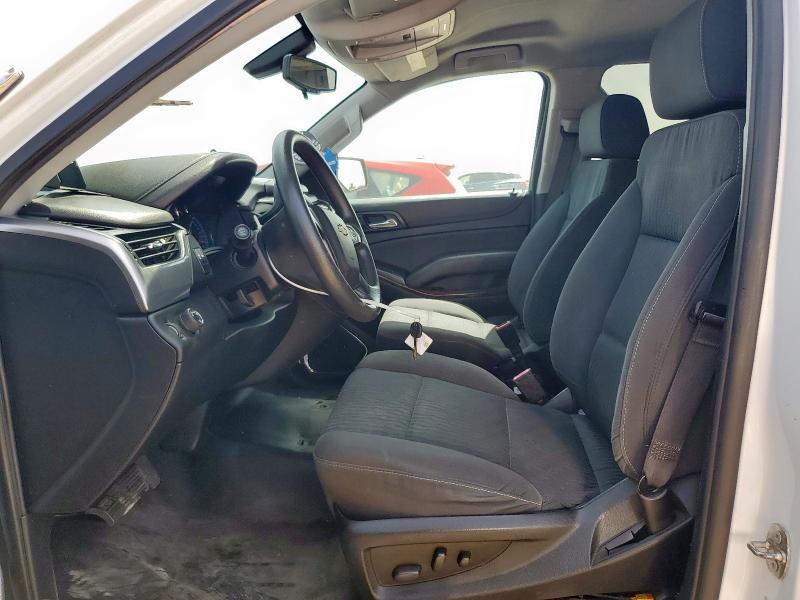 1GNLCDEC9LR265375 - 2020 CHEVROLET TAHOE POLICE WHITE photo 7