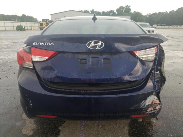 5NPDH4AE6DH426392 - 2013 HYUNDAI ELANTRA GLS BLUE photo 6