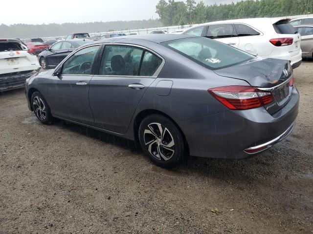 1HGCR2F34HA210530 - 2017 HONDA ACCORD LX GRAY photo 2