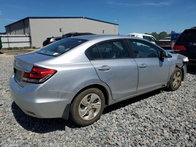 19XFB2F58DE078462 - 2013 HONDA CIVIC LX SILVER photo 3