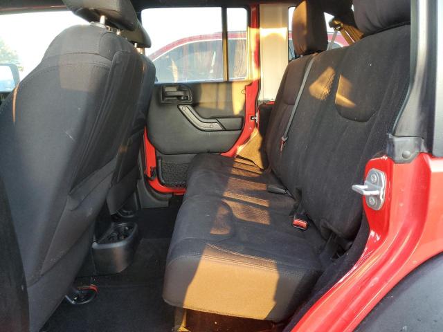 1C4BJWDG0FL518682 - 2015 JEEP WRANGLER U SPORT RED photo 11