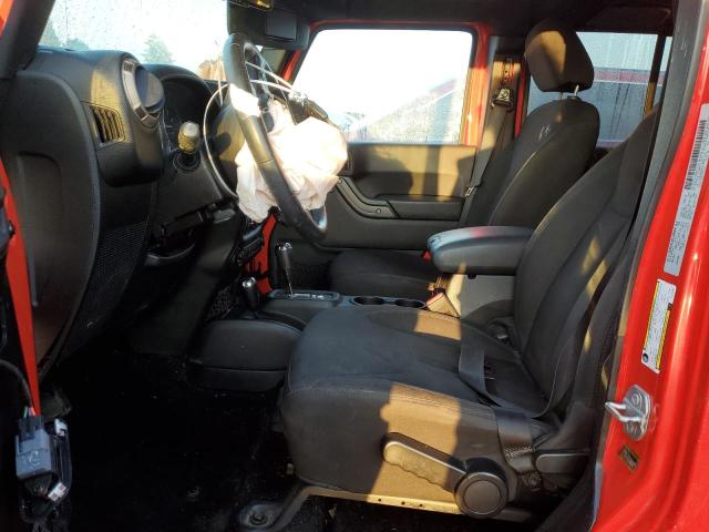 1C4BJWDG0FL518682 - 2015 JEEP WRANGLER U SPORT RED photo 7