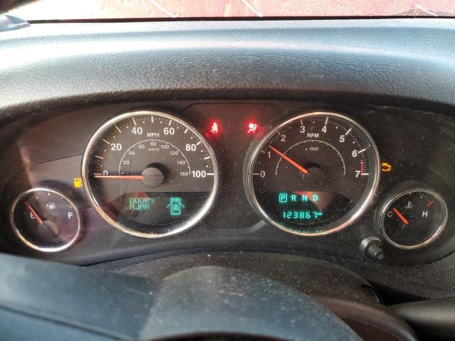 1C4BJWDG0FL518682 - 2015 JEEP WRANGLER U SPORT RED photo 9