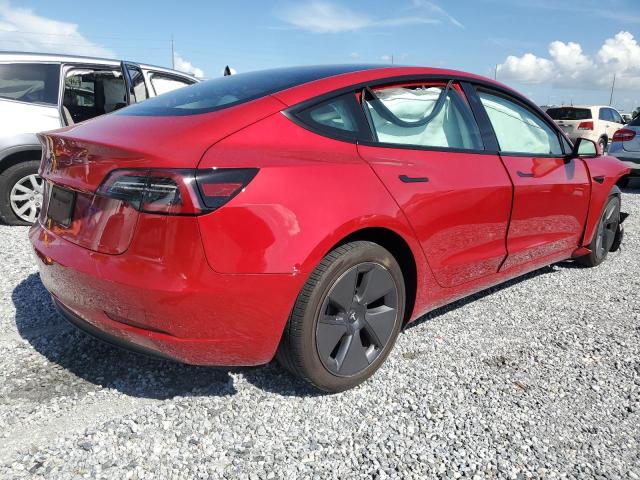 5YJ3E1EA4PF564302 - 2023 TESLA MODEL 3 RED photo 3