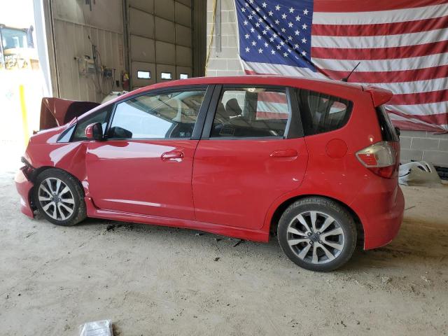 JHMGE8H55DC014493 - 2013 HONDA FIT SPORT RED photo 2