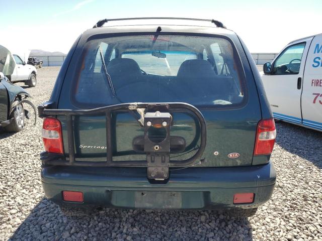 KNDJA7235Y5683782 - 2000 KIA SPORTAGE GREEN photo 6