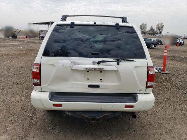 JN8DR09X54W808830 - 2004 NISSAN PATHFINDER LE WHITE photo 6