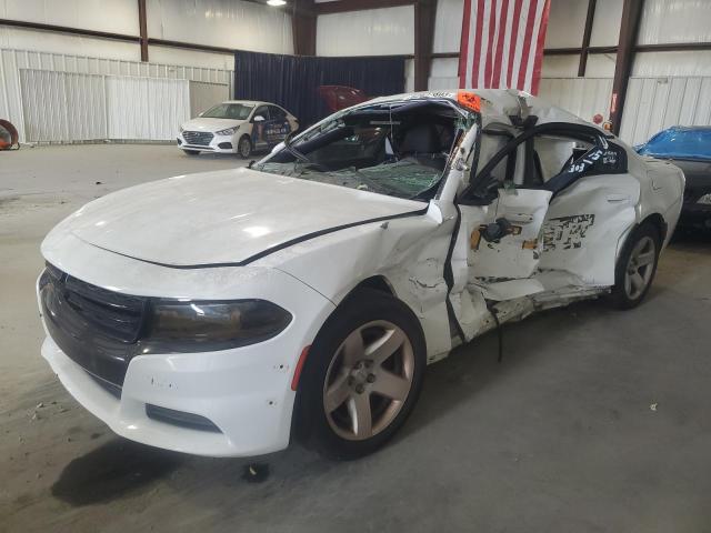 2C3CDXAT7FH928741 - 2015 DODGE CHARGER POLICE WHITE photo 1