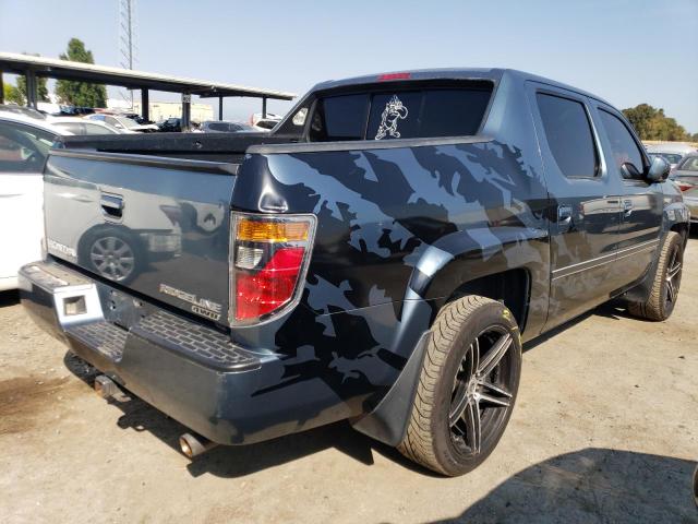 2HJYK16436H506886 - 2006 HONDA RIDGELINE RTS BLUE photo 3