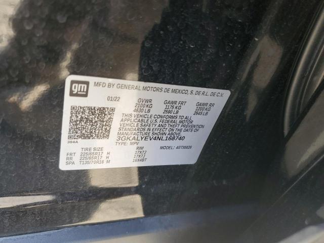 3GKALYEV4NL168740 - 2022 GMC TERRAIN AT4 BLACK photo 12