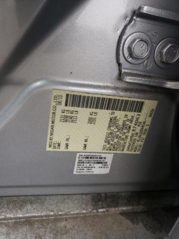 1N4AA5AP8AC874063 - 2010 NISSAN MAXIMA S SILVER photo 12