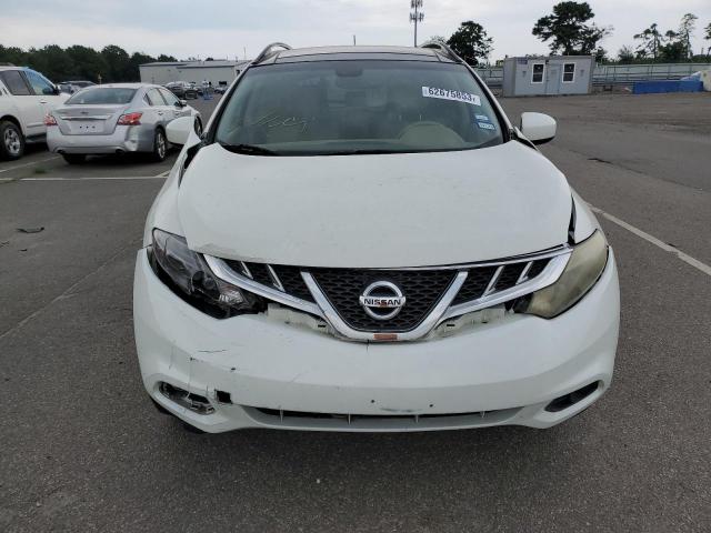 JN8AZ1MU9BW067150 - 2011 NISSAN MURANO S WHITE photo 5