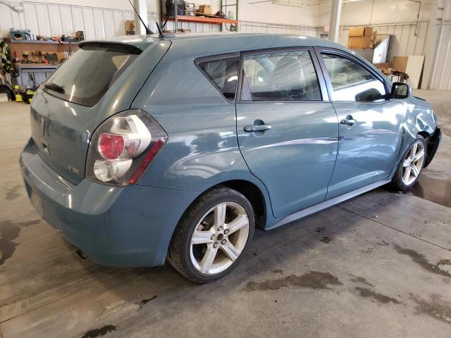 5Y2SP67089Z437816 - 2009 PONTIAC VIBE TEAL photo 3