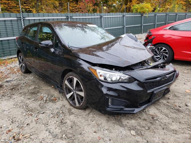 4S3GTAM68K3733263 - 2019 SUBARU IMPREZA SPORT BLACK photo 1