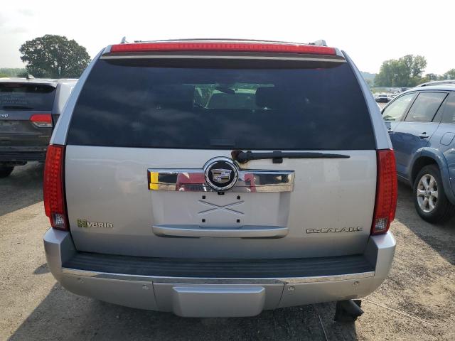 1GYUKEEJXAR244627 - 2010 CADILLAC ESCALADE HYBRID SILVER photo 6