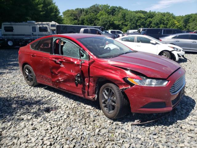 3FA6P0H7XFR176107 - 2015 FORD FUSION SE RED photo 4