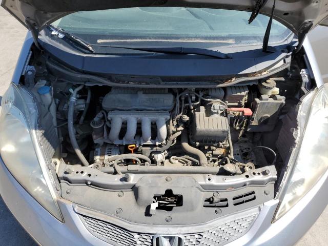 JHMGE8H49AC028366 - 2010 HONDA FIT SPORT SILVER photo 11