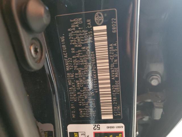 4T1T11AK4PU766604 - 2023 TOYOTA CAMRY SE NIGHT SHADE BLACK photo 12