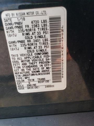 JN8AT2MV4JW320096 - 2018 NISSAN ROGUE S 黑色 照片 13