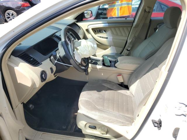 1FAHP2D82EG114080 - 2014 FORD TAURUS SE WHITE photo 7