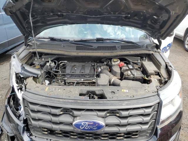 1FM5K8AR4JGC19544 - 2018 FORD EXPLORER POLICE INTERCEPTOR 黑色 照片 12