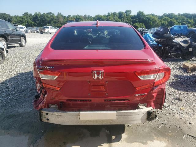 1HGCV1F37JA164655 - 2018 HONDA ACCORD SPORT أحمر صورة 6