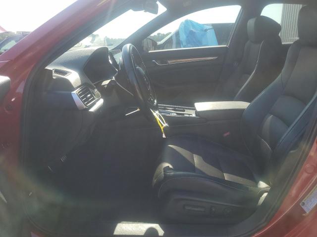 1HGCV1F37JA164655 - 2018 HONDA ACCORD SPORT أحمر صورة 7