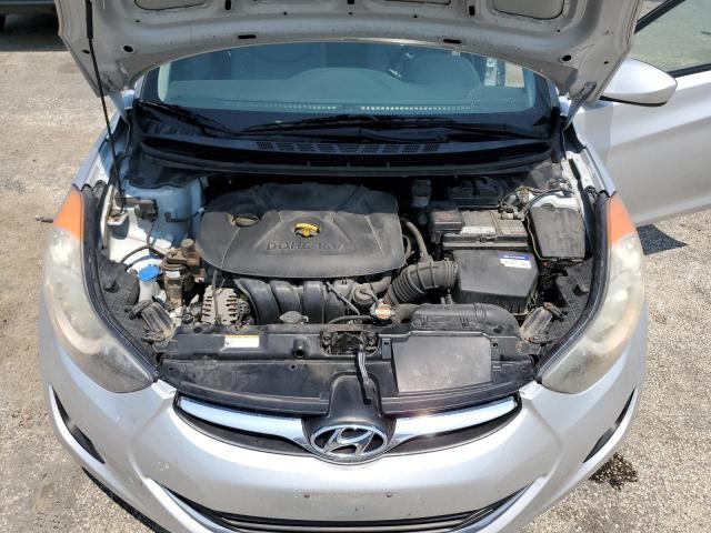 KMHDH4AEXBU129933 - 2011 HYUNDAI ELANTRA GLS SILVER photo 11