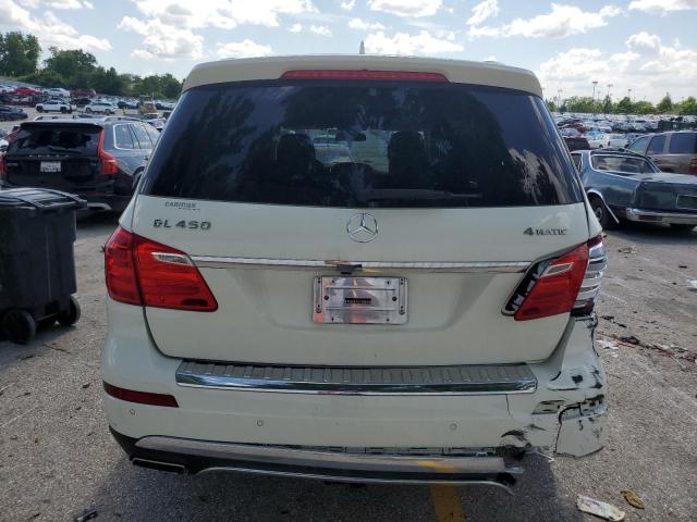 4JGDF7CE1DA241920 - 2013 MERCEDES-BENZ GL 450 4MATIC WHITE photo 6