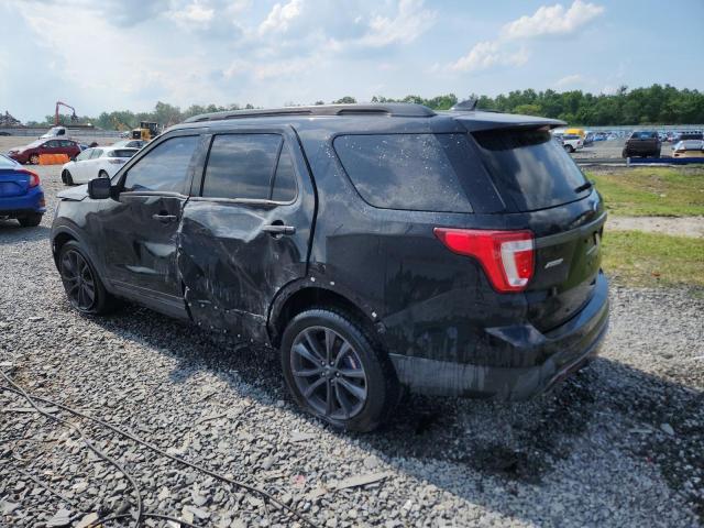 1FM5K8D8XHGB85607 - 2017 FORD EXPLORER XLT BLACK photo 2