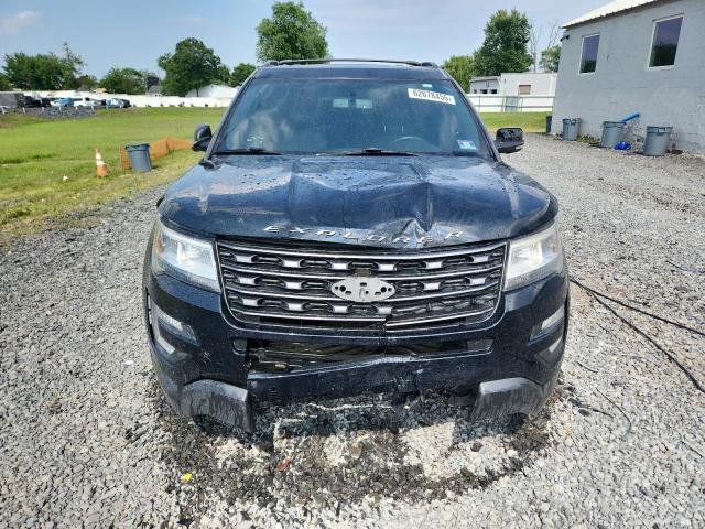 1FM5K8D8XHGB85607 - 2017 FORD EXPLORER XLT BLACK photo 5