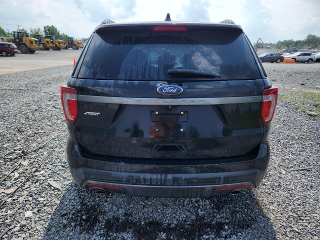 1FM5K8D8XHGB85607 - 2017 FORD EXPLORER XLT BLACK photo 6